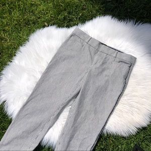 Striped Banana Republic Work Pant